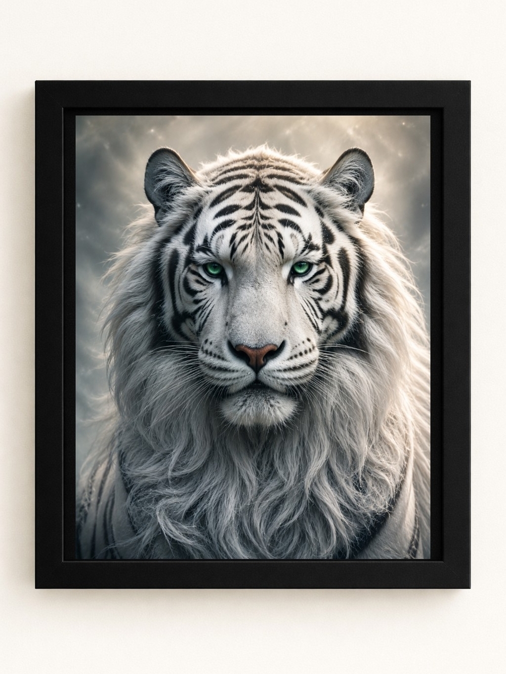 White Tiger 8x10 Frame A.I. Art Print
